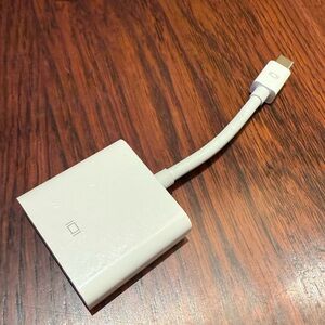 Apple OEM Mini DisplayPort to DVI Adapter Cable MAC Thunderbolt External A1305